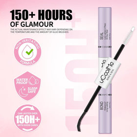 Colle UCOOLME en utilisation sur des cils