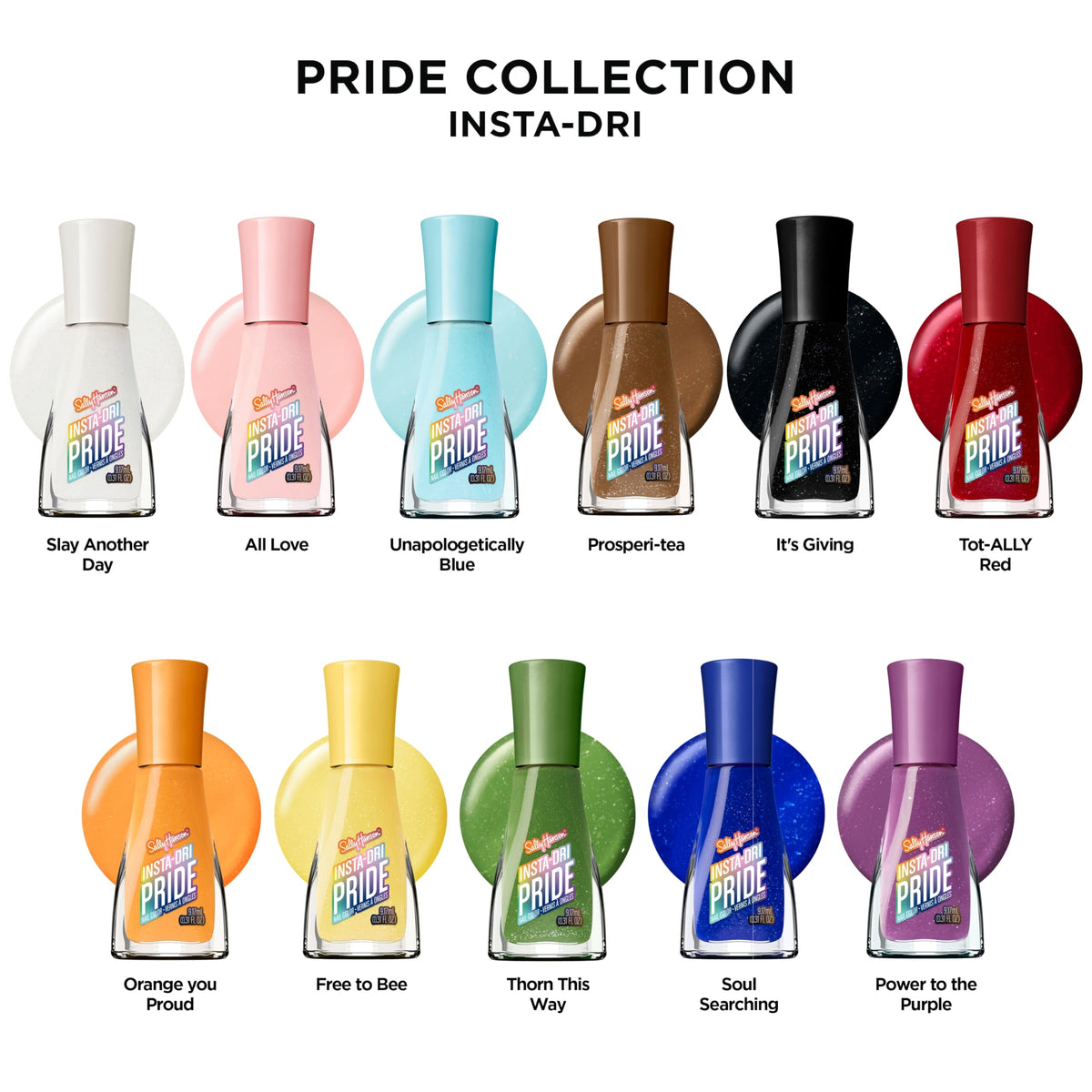 Collection de vernis à ongles Sally Hansen incluant le 768 It's Giving