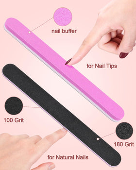 Colles et outils de manucure du kit MORGLES