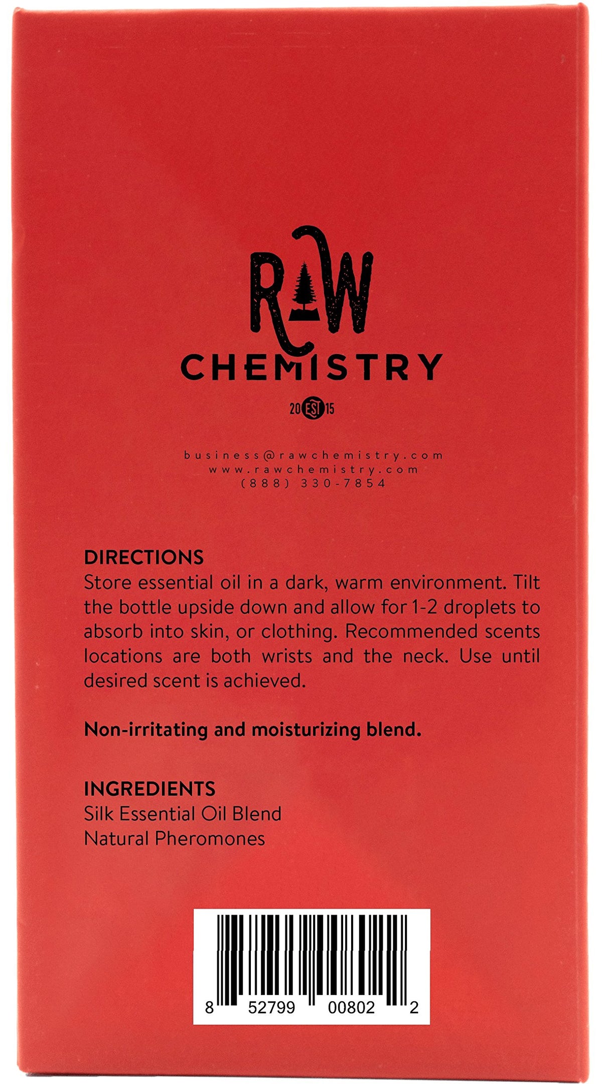 Cologne pour Homme RawChemistry dans un environnement de vie élégant