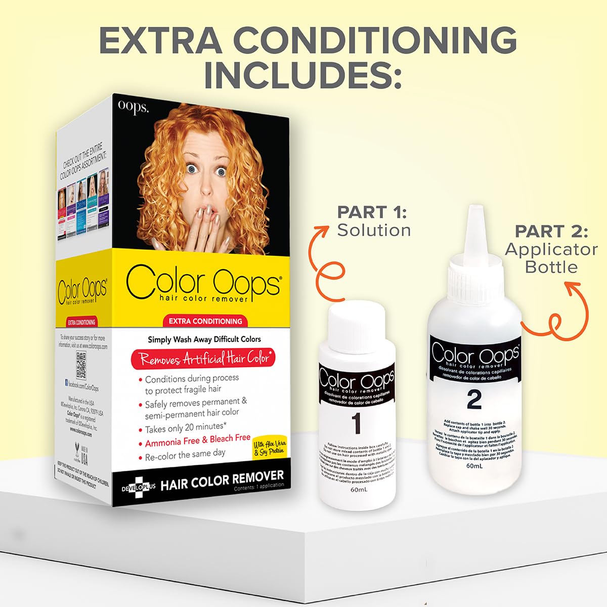 Color Oops Décolorant Cheveux 200g avec instruction