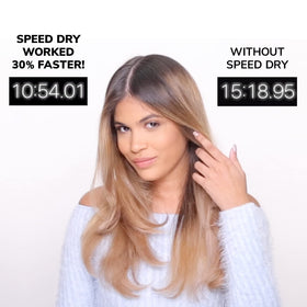 COLOR WOW Speed Dry Spray Protecteur Chaleur 200g en situation