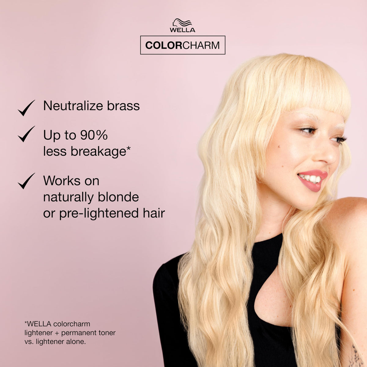 COLORCHARM T81 Toner Permanent 1,4 Fl Oz application sur cheveux