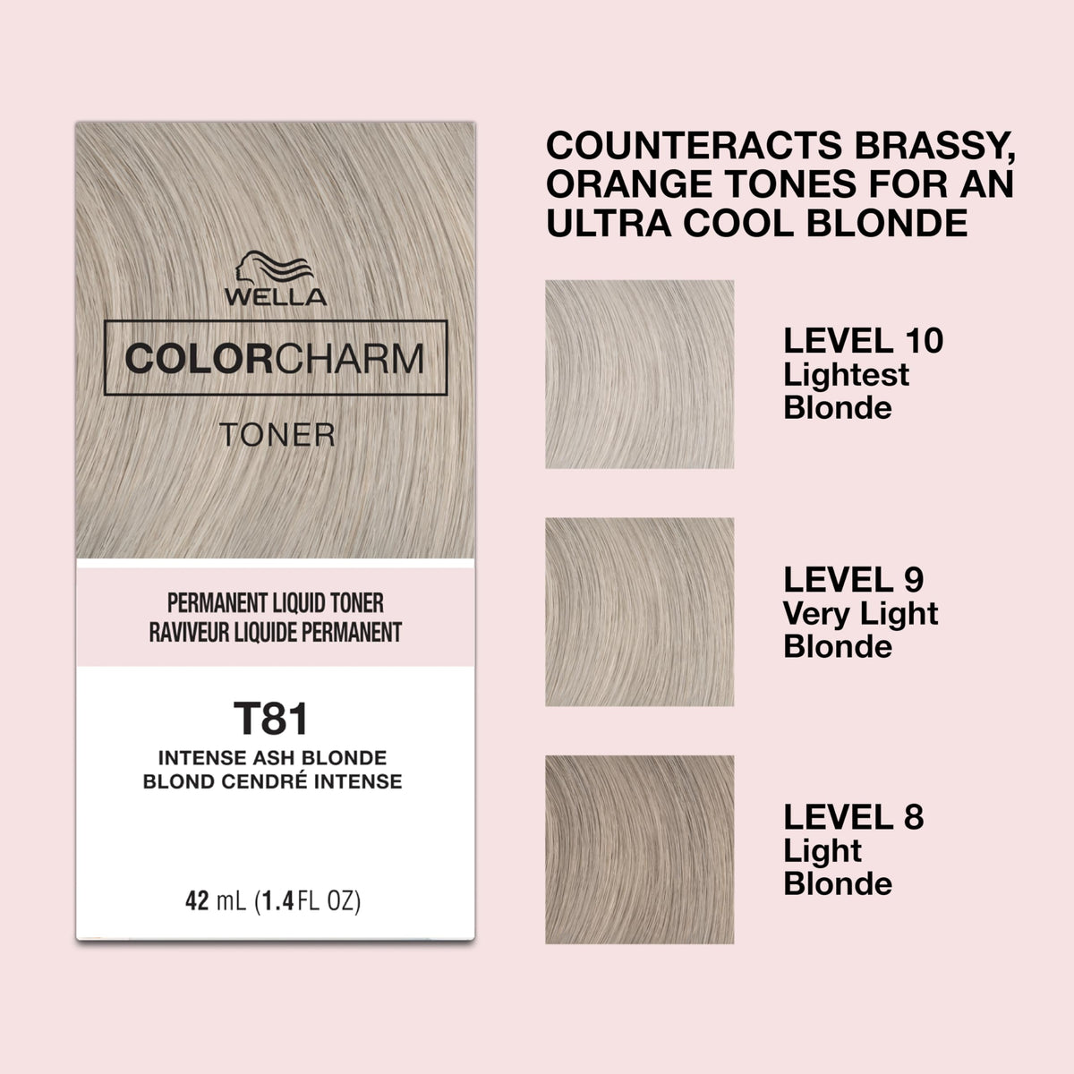 COLORCHARM T81 Toner Permanent 1,4 Fl Oz texture du produit