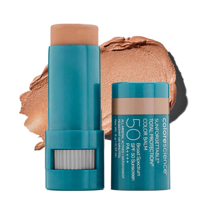 Colorescience Color Balm SPF 50, GLOW, vue avant avec packaging