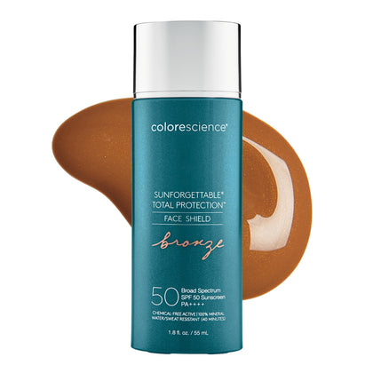 Colorescience Sunforgettable Face Shield Bronze SPF 50 - vue avant