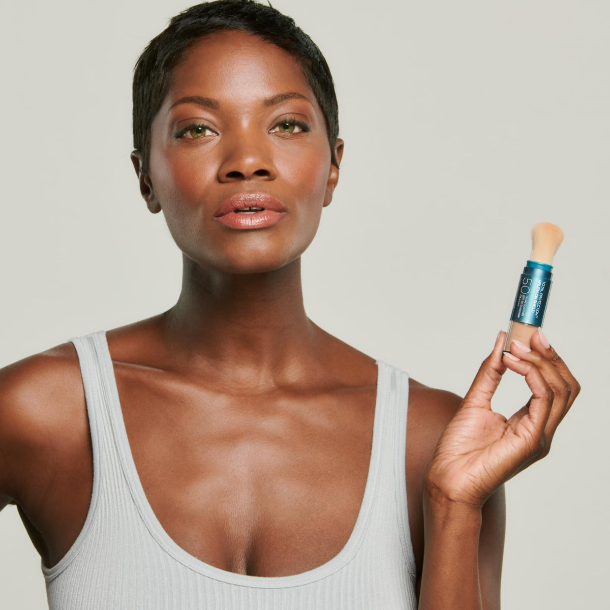 Colorescience Total Protection Brush-On Shield SPF 50 in a lifestyle setting