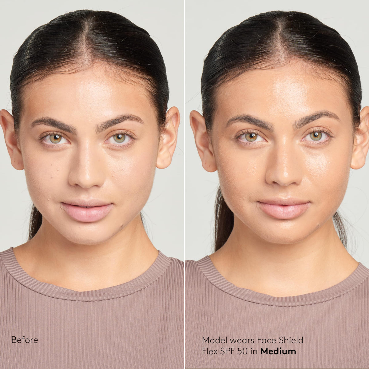 Colorescience Total Protection Face Shield Flex SPF 50 - application sur le visage