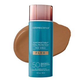 Colorescience Total Protection Face Shield Flex SPF 50 tube blanc avec capuchon