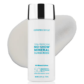 Colorescience Total Protection No-Show Écran Solaire Minéral SPF 50 avant de l'appliquer