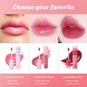 COLORGRAM Fruity Glass Tint 08 Lovely Raspberry en usage quotidien