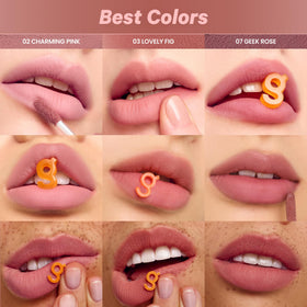 COLORGRAM NUDE BLUR TINT 02 CHARMING PINK application sur joues
