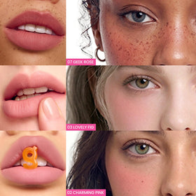 COLORGRAM NUDE BLUR TINT 11 DEEP CHOCOLATE application sur les lèvres