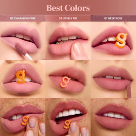 COLORGRAM NUDE BLUR TINT 11 DEEP CHOCOLATE en application sur les joues