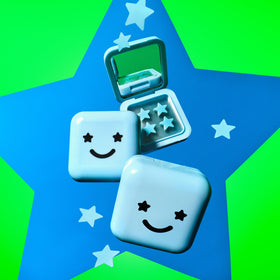 Compact bleu Starface avec 32 patchs Hydro-Star et acide salicylique