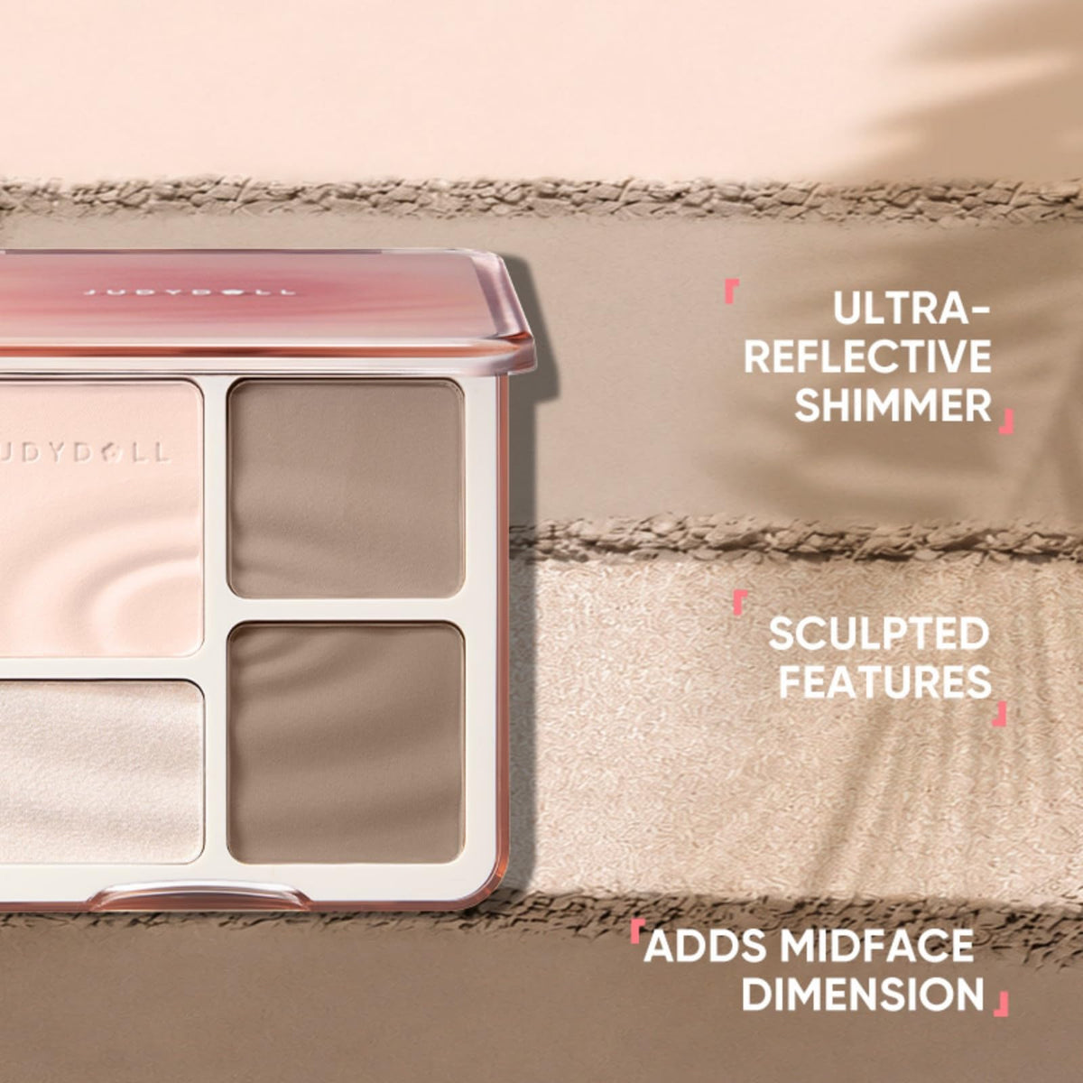Compact de la palette JUDYDOLL avec miroir