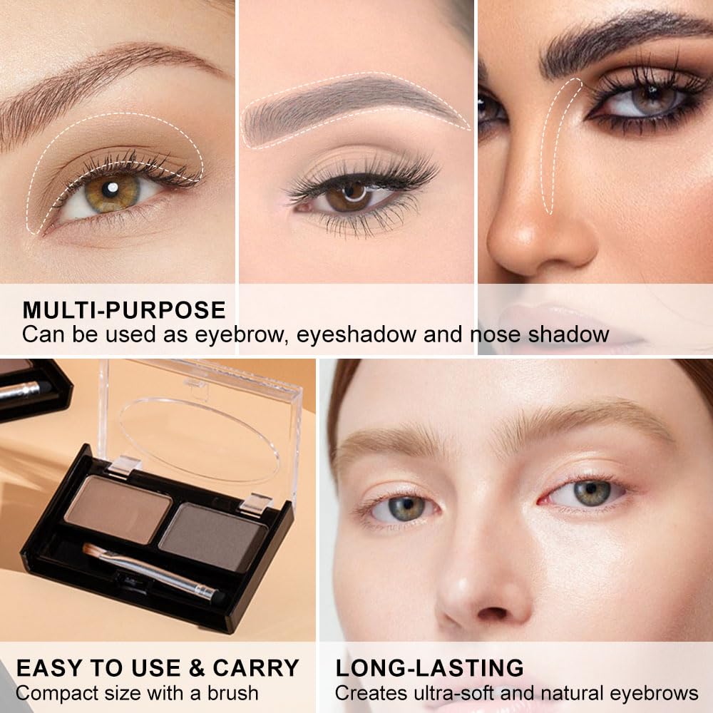 Compact de poudre à sourcils FeiCuiYun avec dimensions