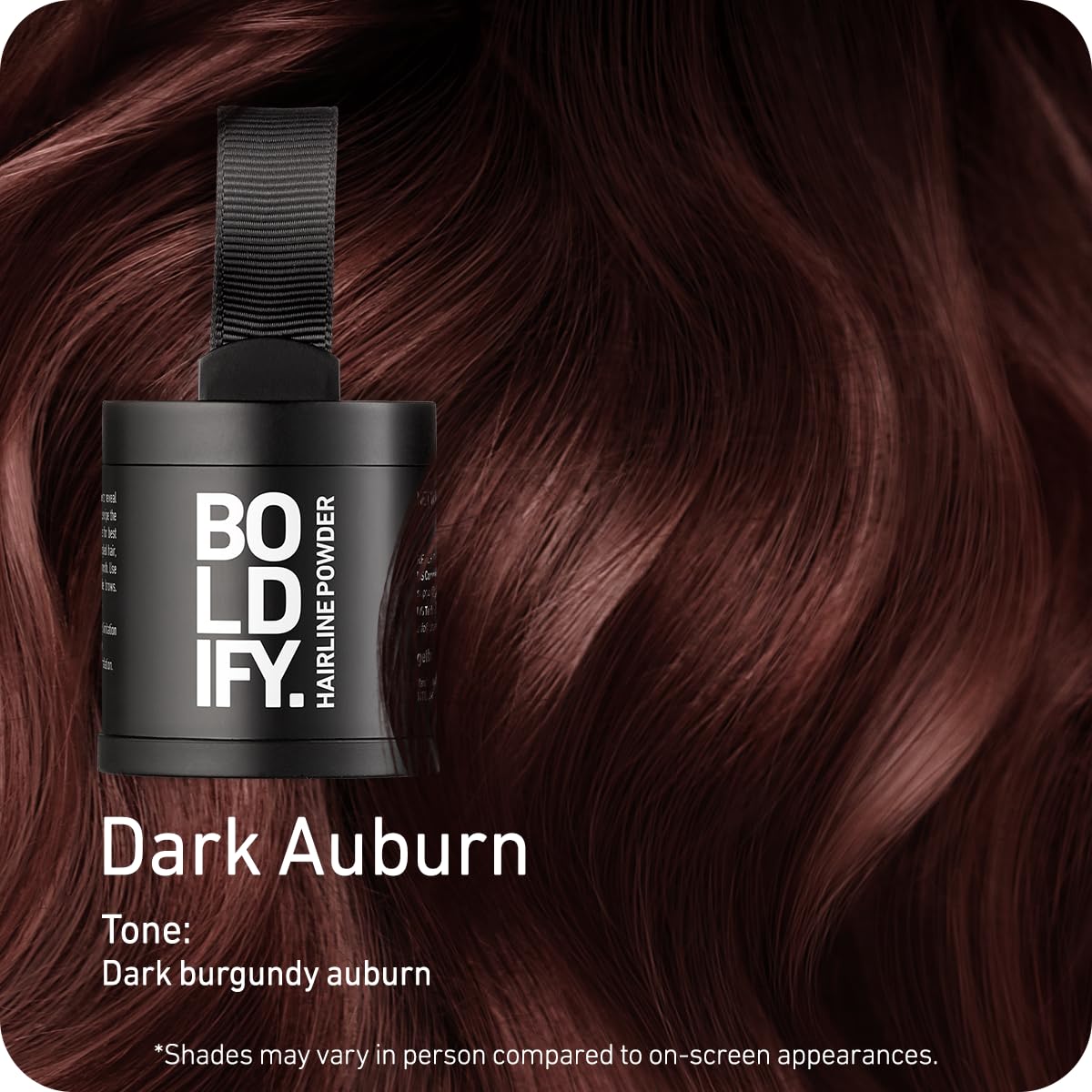 Compact de poudre Boldify ouvert avec applicateur