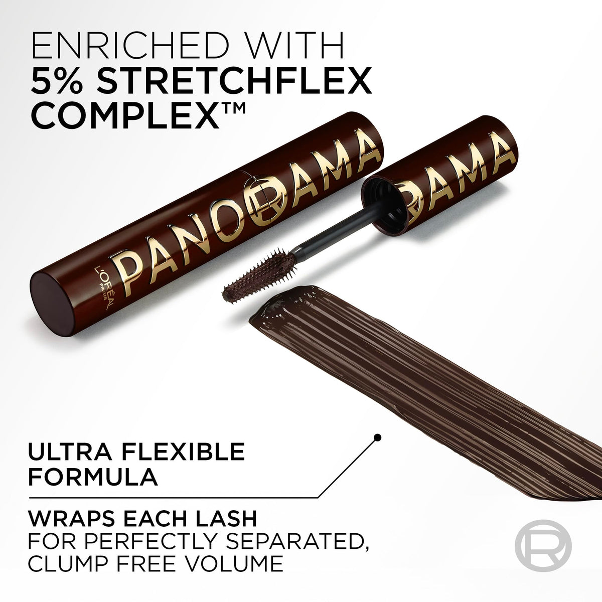 Comparaison avant-après avec le mascara L'Oreal Paris Voluminous Panorama