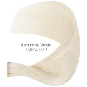 Comparaison de la couleur blonde blanche des extensions de cheveux Wennalife
