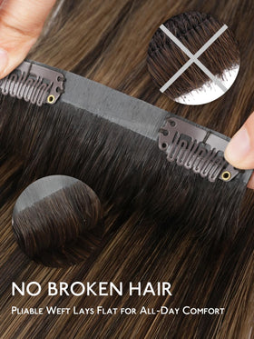 Comparaison de la couleur des extensions capillaires Wennalife