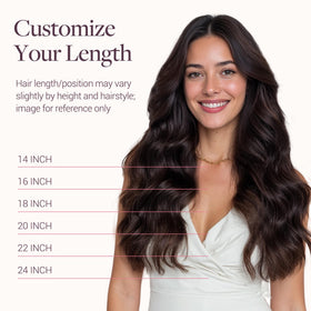 Comparaison de la couleur des extensions GOO GOO et cheveux naturels