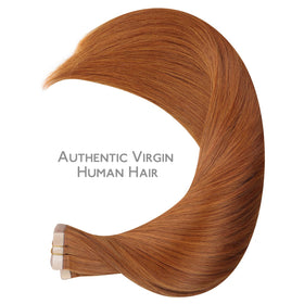 Comparaison de la couleur Dirty Ginger des extensions capillaires Wennalife