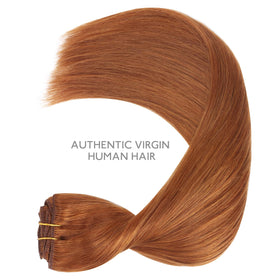 Comparaison de la couleur Ginger Sale avec des cheveux naturels