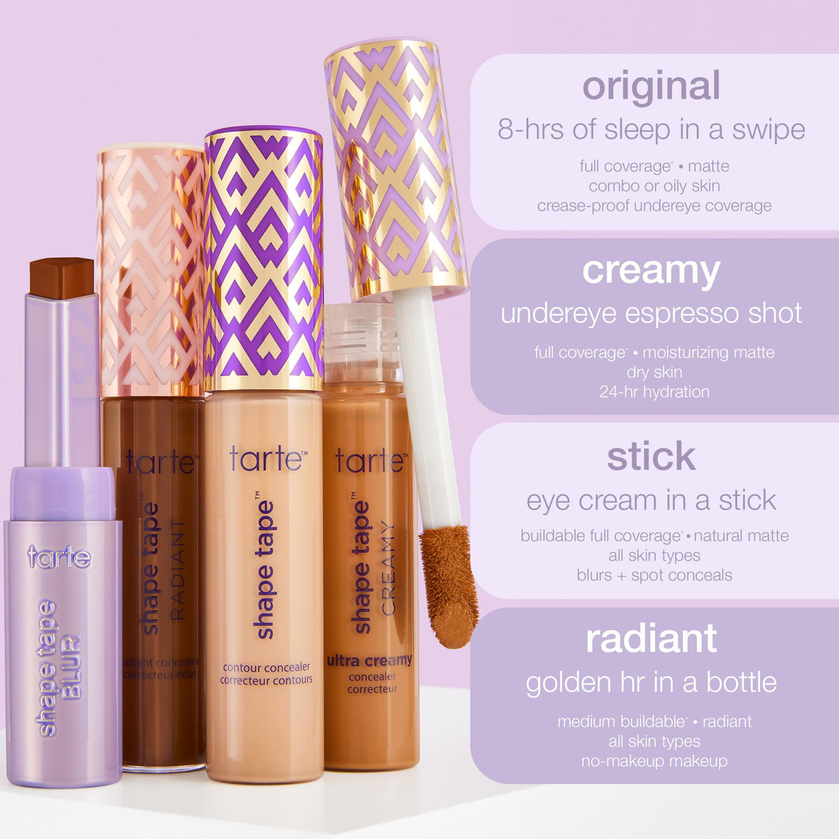 Comparaison de la couvrance avec et sans le concealer Tarte Shape Tape 57N