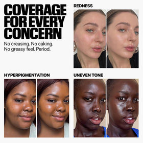 Comparaison de la couvrance du Hydro Grip Gel Skin Tint sur la peau