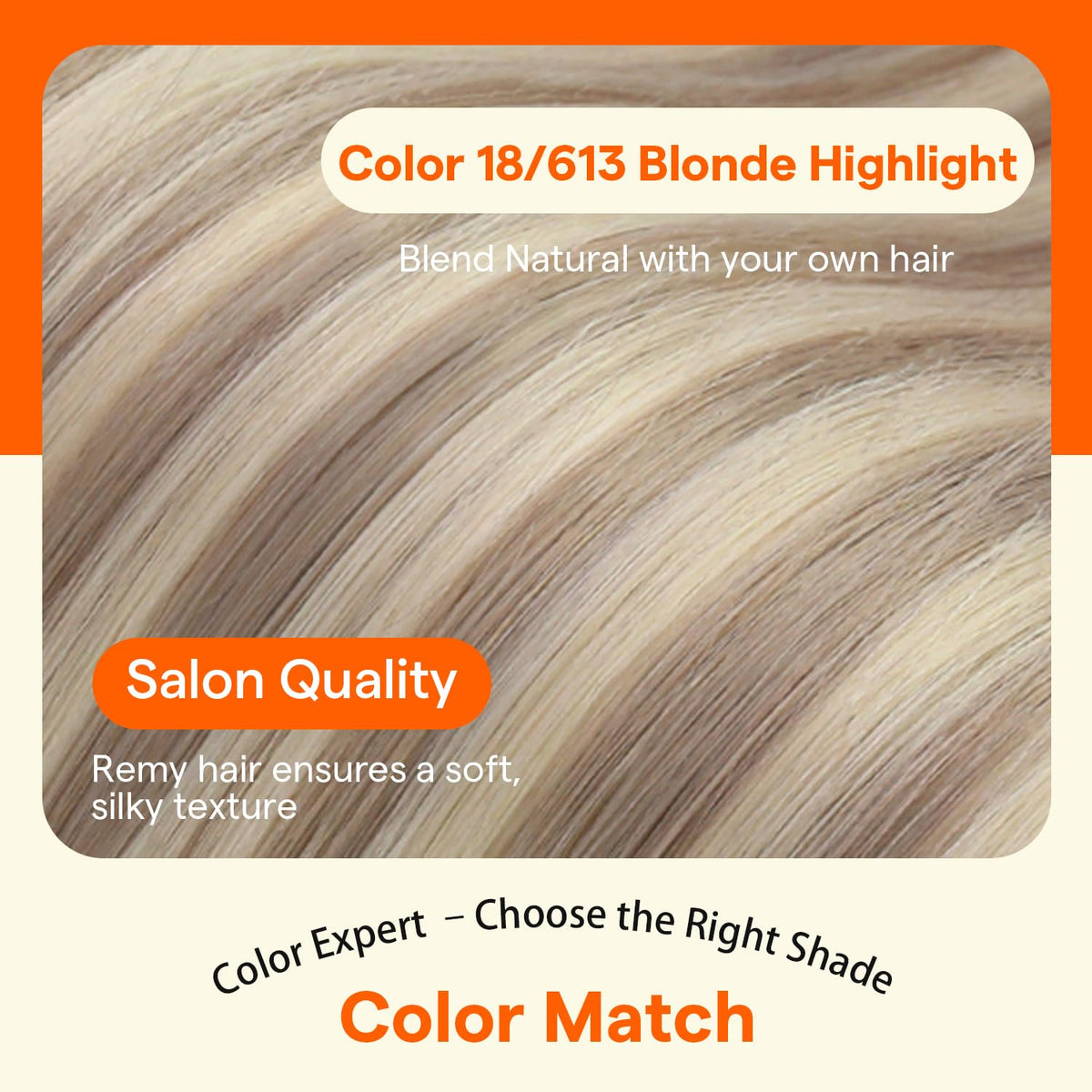 Comparaison de longueur des extensions cheveux Full Shine