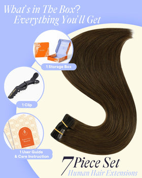 Comparaison de longueur des extensions Full Shine 22 pouces