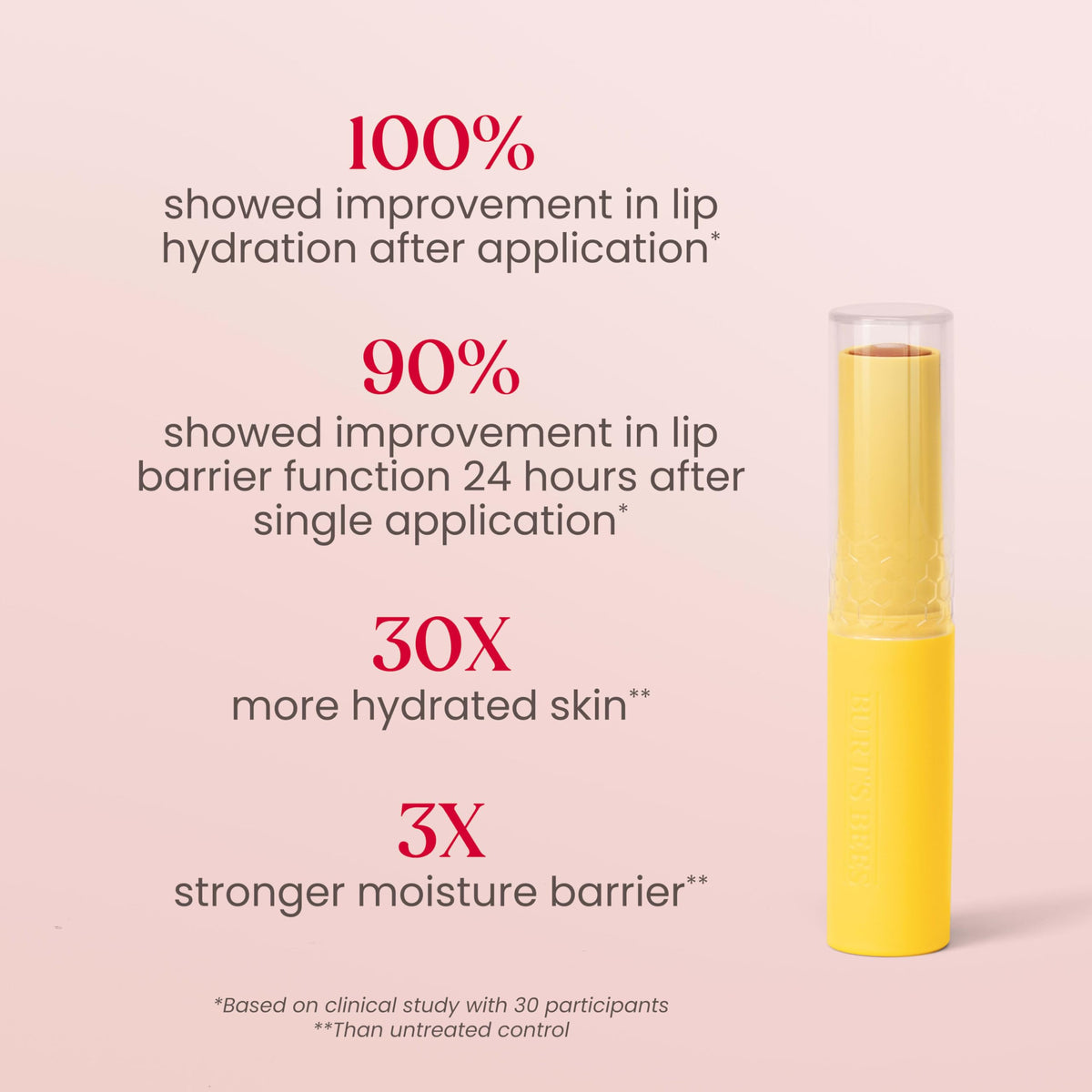 Comparaison de teinte du Baume à Lèvres Burt's Bees