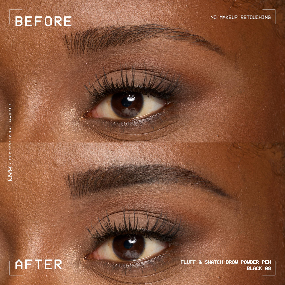 Comparaison de teintes de stylos à sourcils NYX