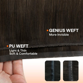 Comparaison des couleurs des extensions de cheveux Full Shine
