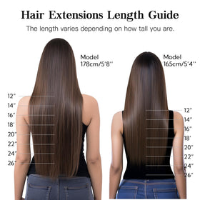 Comparaison des couleurs des extensions de cheveux hotbanana