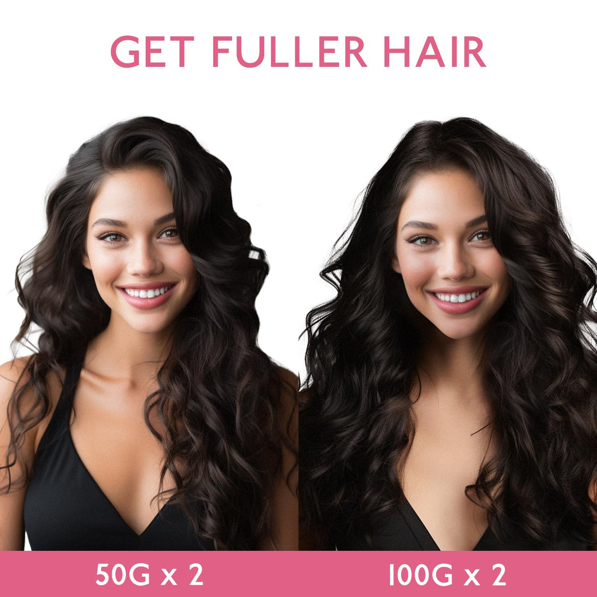 Comparaison des couleurs des extensions de cheveux Wennalife