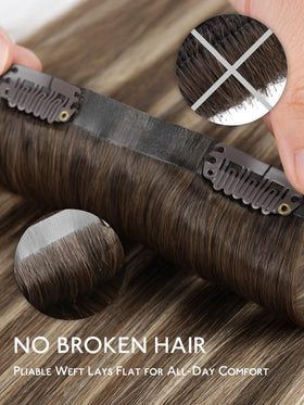 Comparaison des couleurs des extensions de cheveux Wennalife