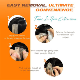 Comparaison des différentes textures de cheveux avec extensions Sunny Hair