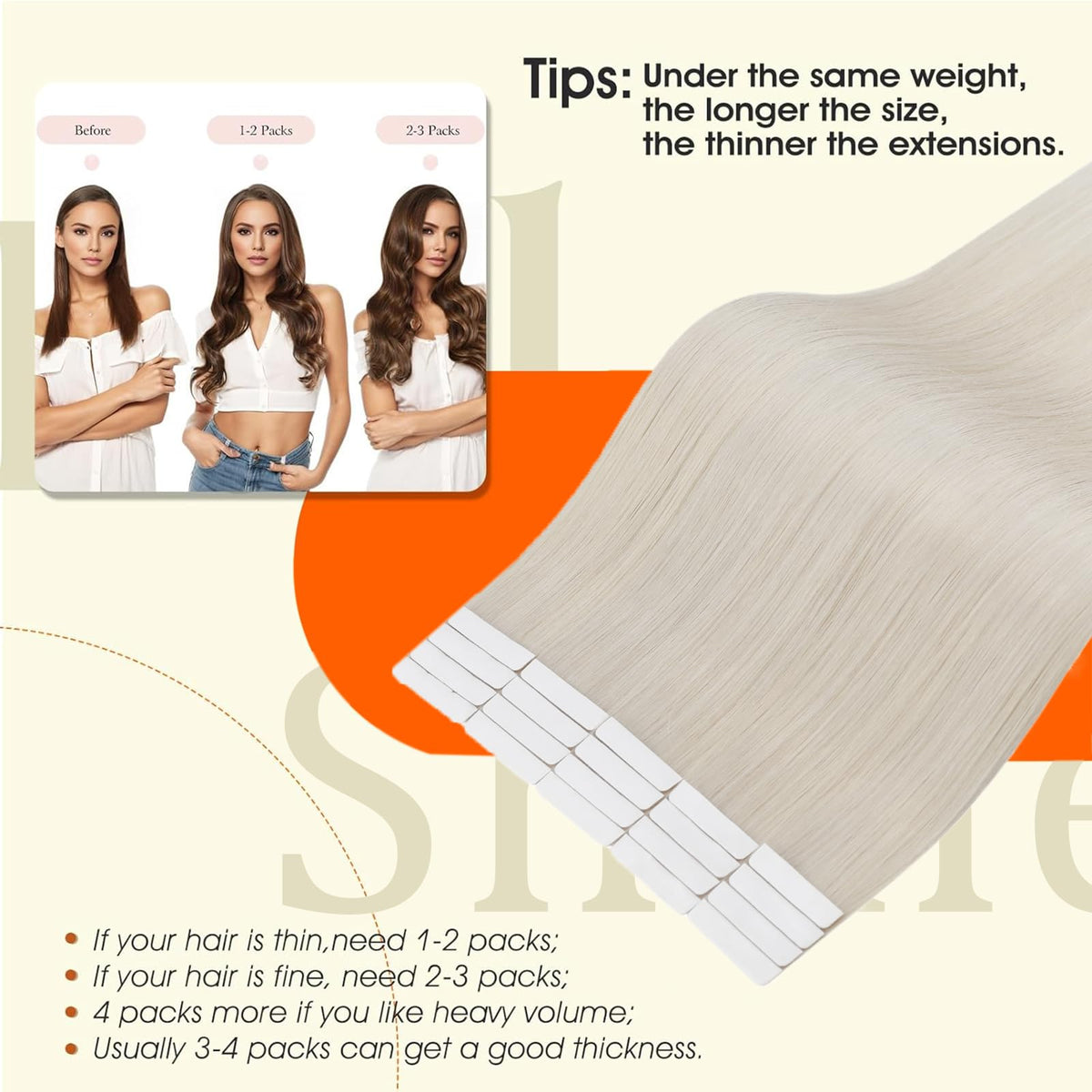 Comparaison des extensions capillaires Full Shine et cheveux naturels