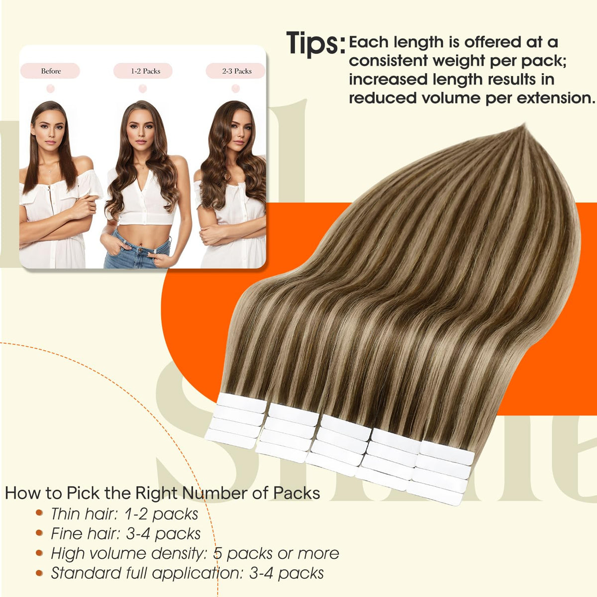 Comparaison des extensions de cheveux Full Shine avec cheveux naturels