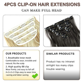 Comparaison des extensions de cheveux LEEONS avec d'autres modèles