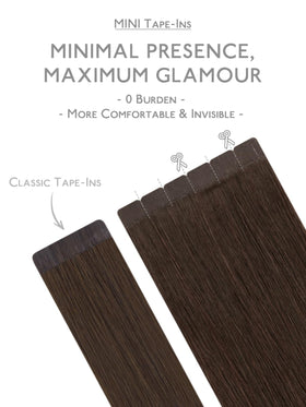 Comparaison des extensions de cheveux mini tape et classiques