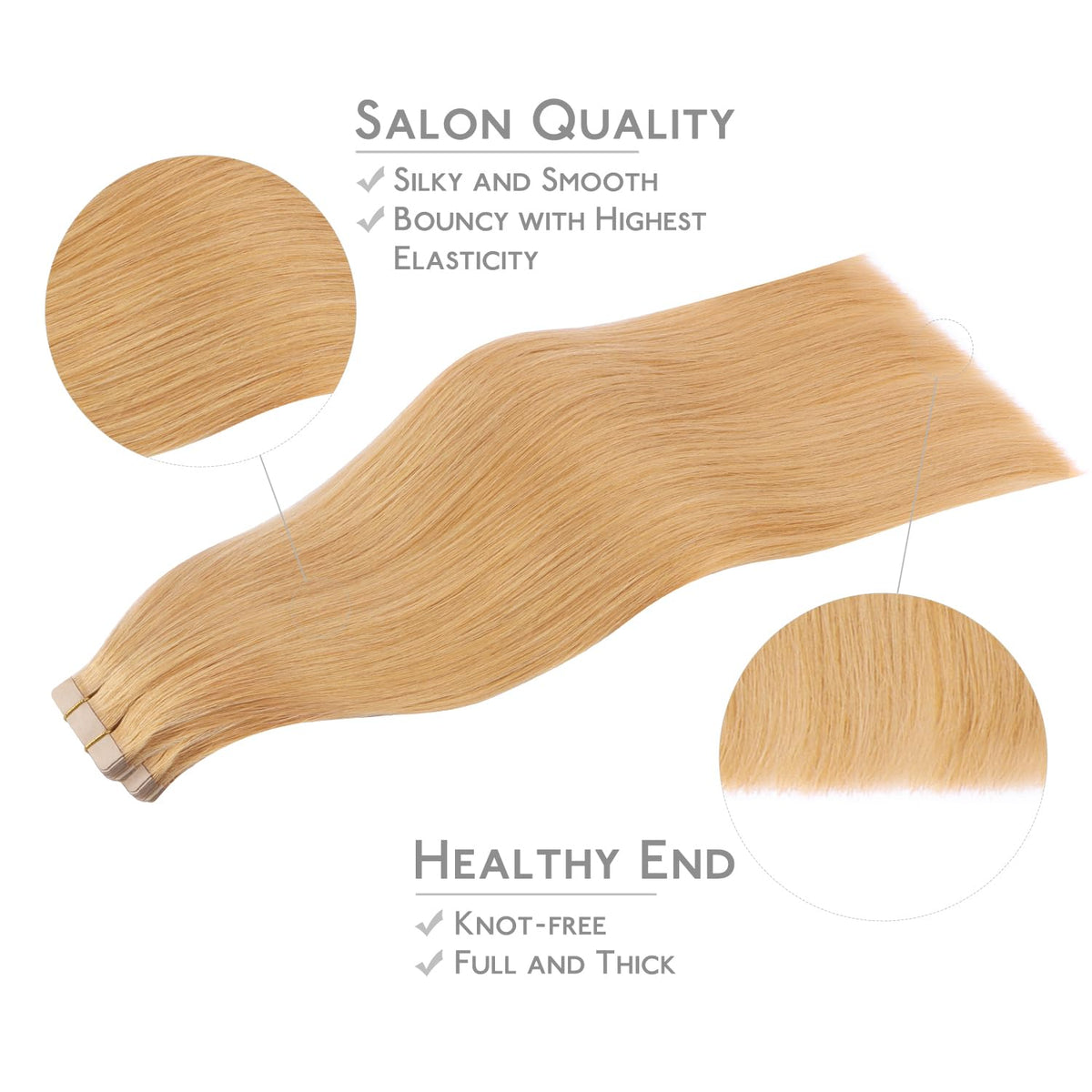 Comparaison des extensions de cheveux Wennalife avec cheveux naturels