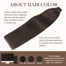 Comparaison des longueurs d'extensions de cheveux GOO GOO