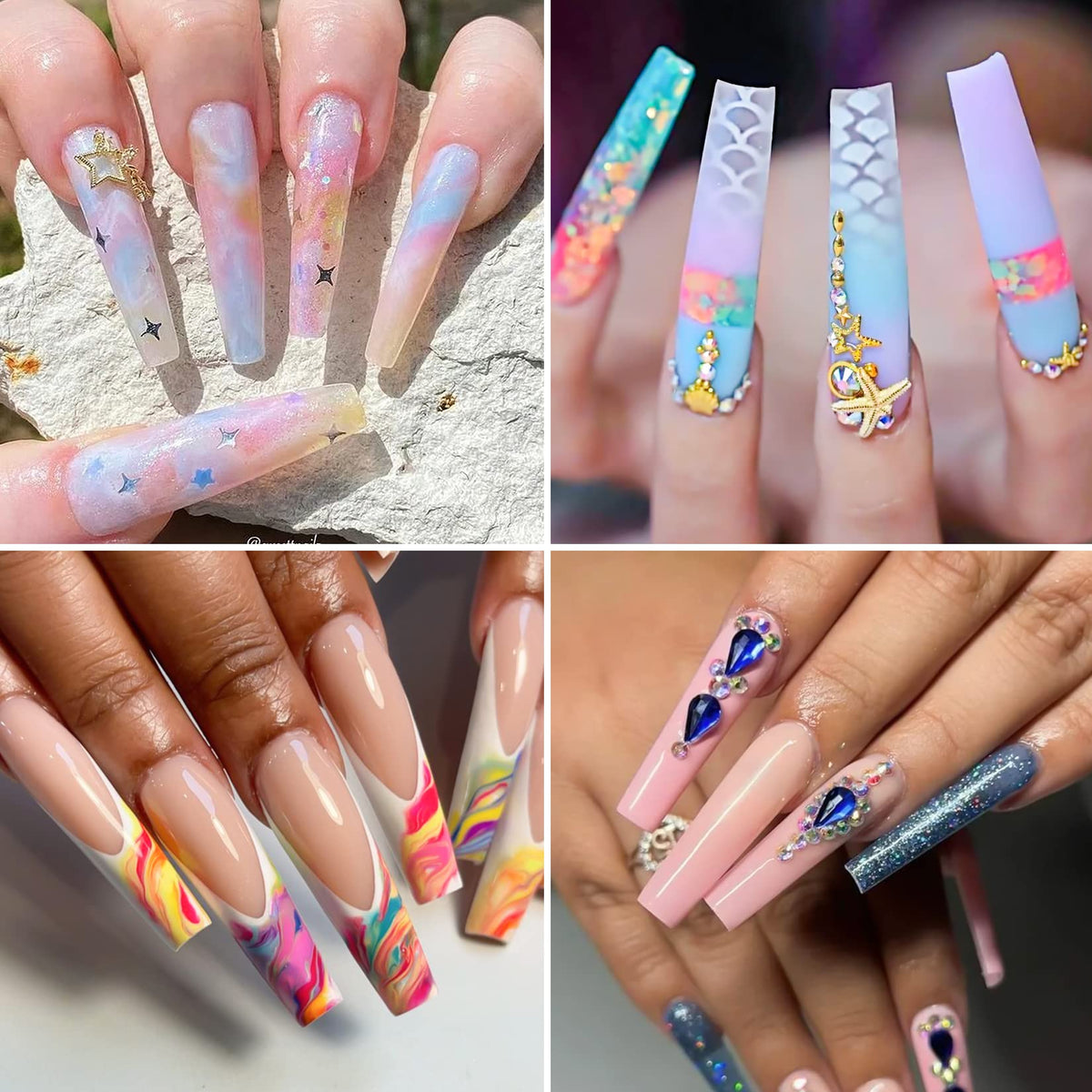 Comparaison des longueurs de conseils ongles Ranrose