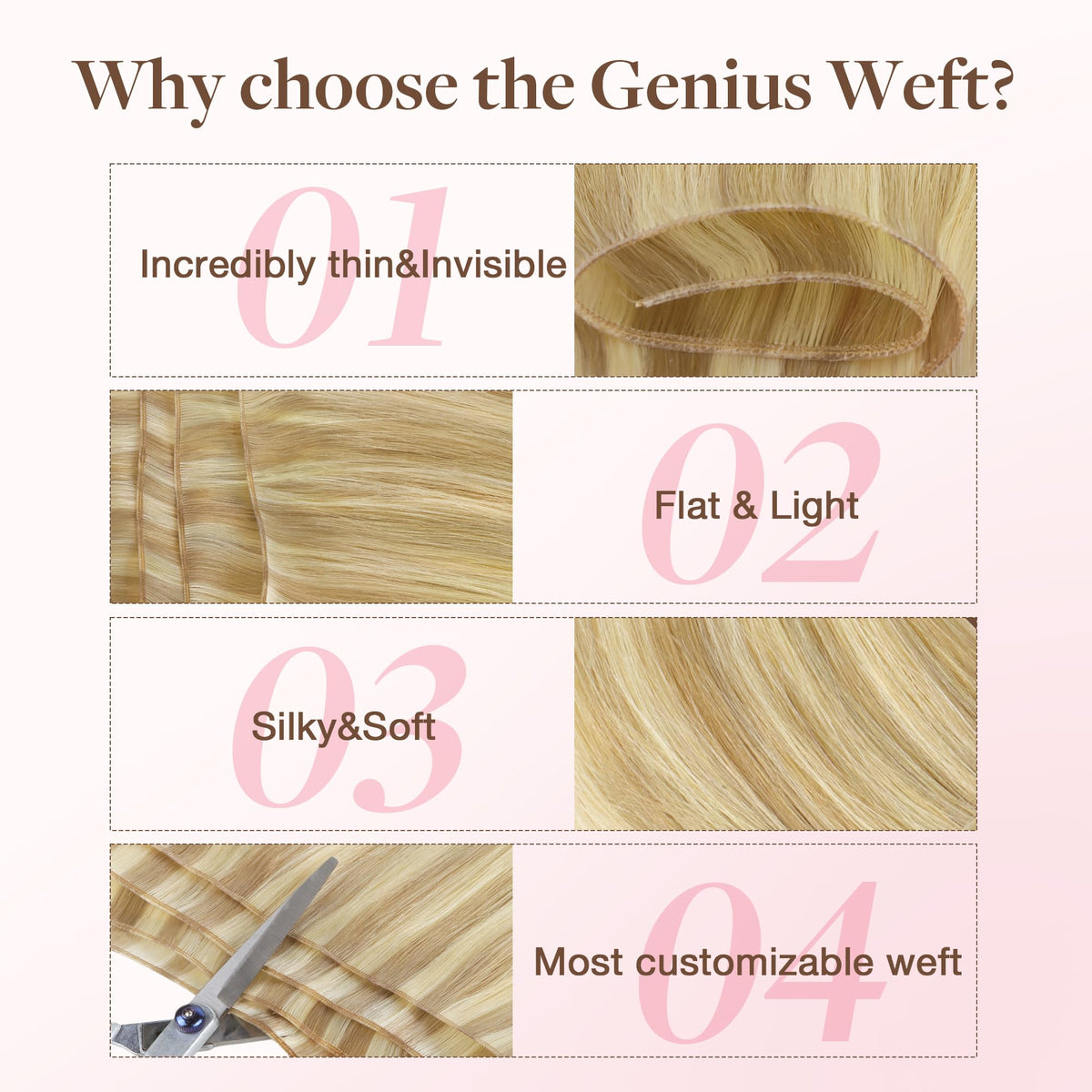 Comparaison des longueurs des extensions GOO GOO