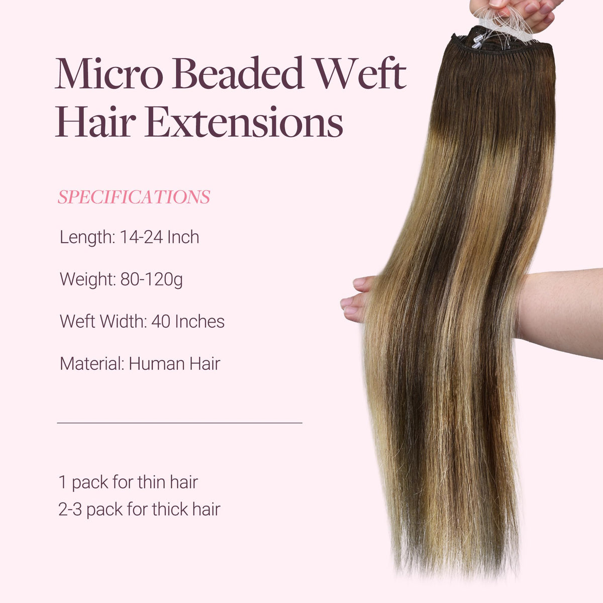 Comparaison des longueurs disponibles des extensions GOO GOO