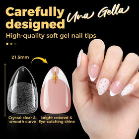 Comparaison des tailles des tips UNA GELLA