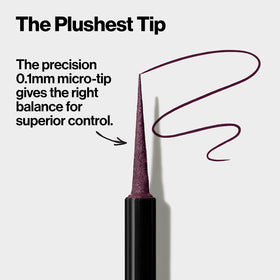 Comparaison des teintes d'eyeliner REVLON, incluant But First, Wine